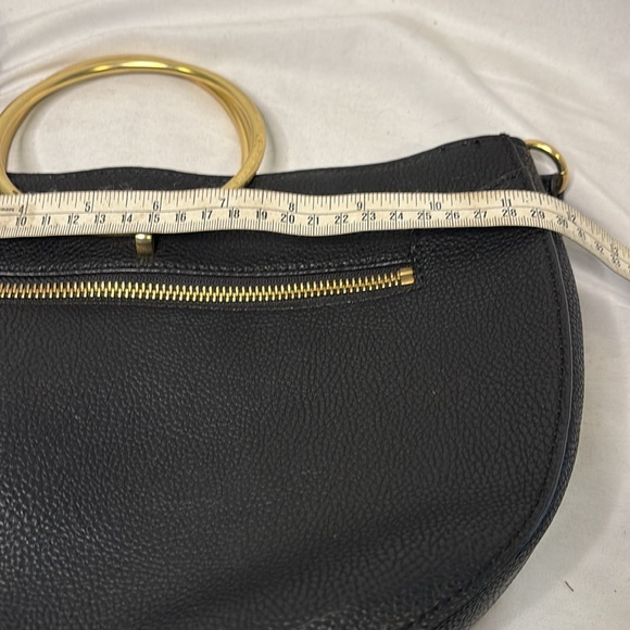 Foley and Corrina Limelight Crescent Ring Bag Black Purse - Picture 12 of 13